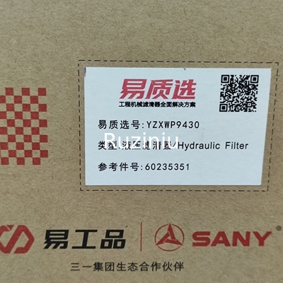 60235351 Filter Oli Hidraulik SY16/SY18 Berlaku Untuk 3TNV70