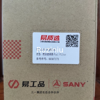60307173 Filter Bahan Bakar Sany SY115/SY125/SY135/SY155/SY200/SY205/SY215/SY215C10/SY245/SY265 Terapkan Ke 4JJ1/4HK1/4M50/D06FR