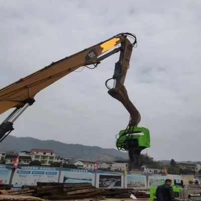 QIANY Excavator Mounted Vibratory Hammer Laju Aliran Minimum 300Ipm