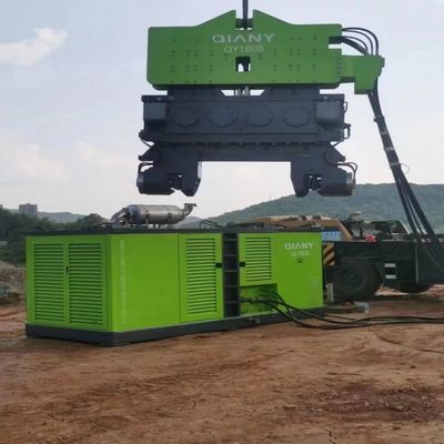 Perekaman Frekuensi Hammer Vibro Hidrolik 2200rpm Vibratory Hammer Untuk Excavator