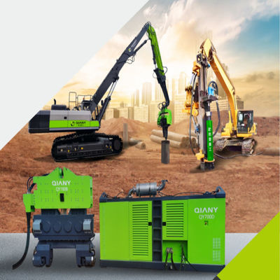 Perekaman Frekuensi Hammer Vibro Hidrolik 2200rpm Vibratory Hammer Untuk Excavator