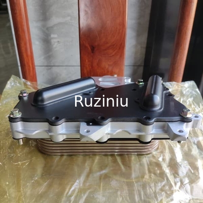 4133Y042 Perkins Engine Parts Oil Radiator / Cooler Assembly Untuk C7.1 C6.6