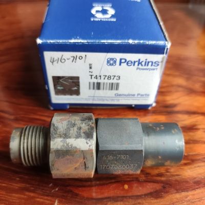 T417873 416-7101 Suku Cadang Mesin Perkins C6.4 C6.6 Katup Overflow Bahan Bakar